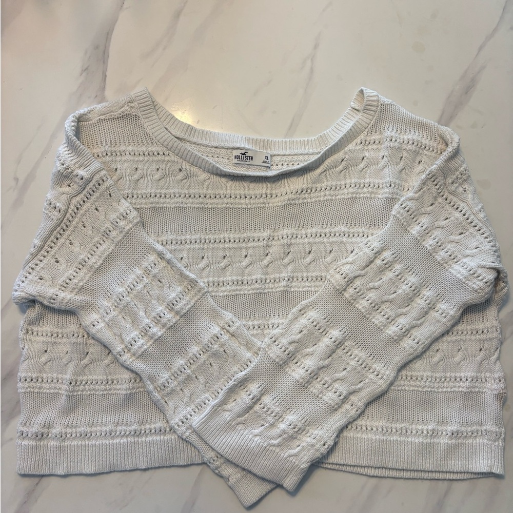 Hollister off the shoulder sweater